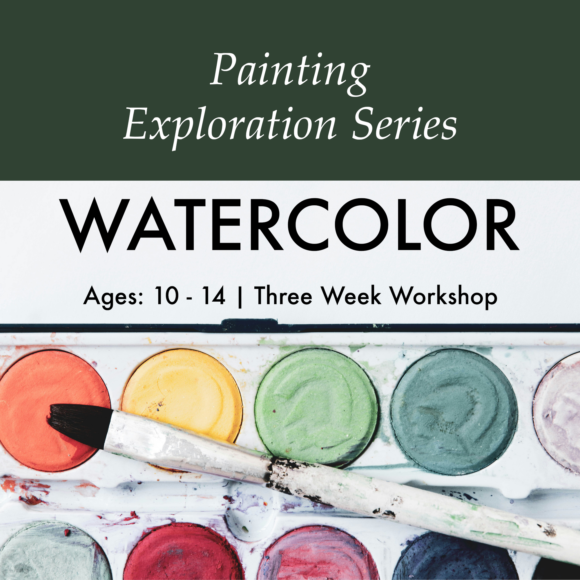 Painting Exploration Series: Watercolor | Mondays at 1 pm