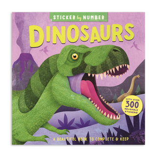 Stickers by Number: Dinosaurs