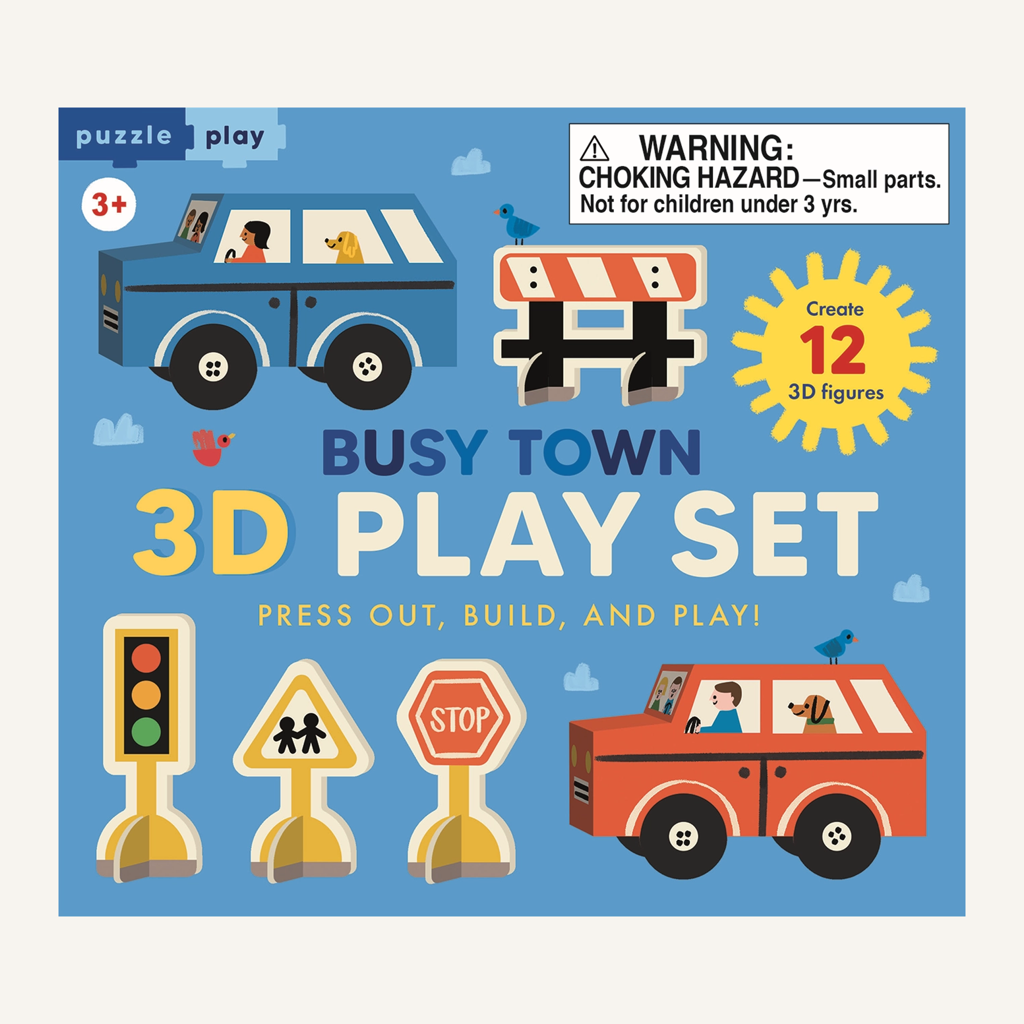 Puzzle Play: Busy Town 3D Play Set